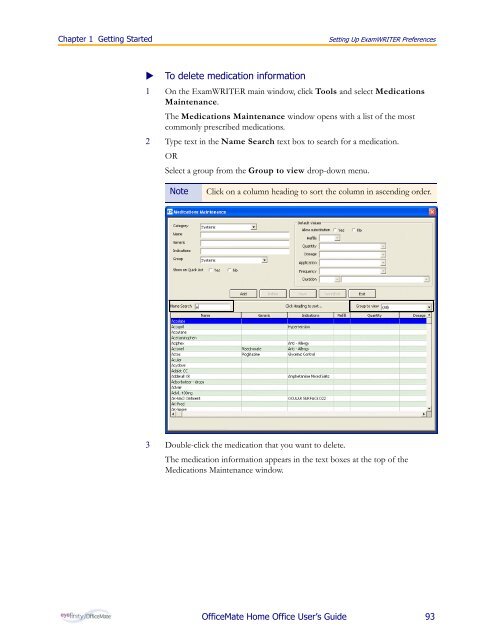 OfficeMate Home Office User's Guide - OfficeMate Software Solutions