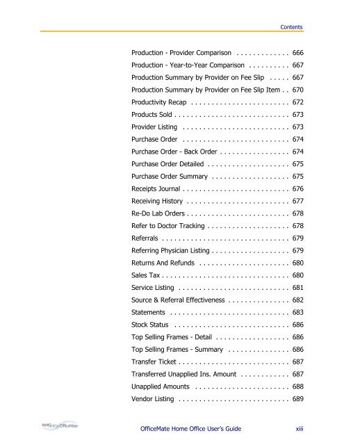 OfficeMate Home Office User's Guide - OfficeMate Software Solutions