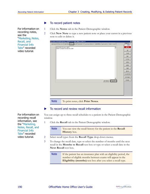 OfficeMate Home Office User's Guide - OfficeMate Software Solutions