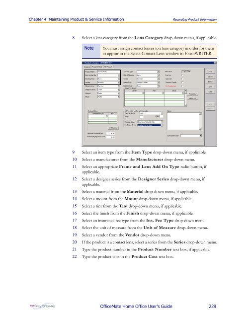 OfficeMate Home Office User's Guide - OfficeMate Software Solutions