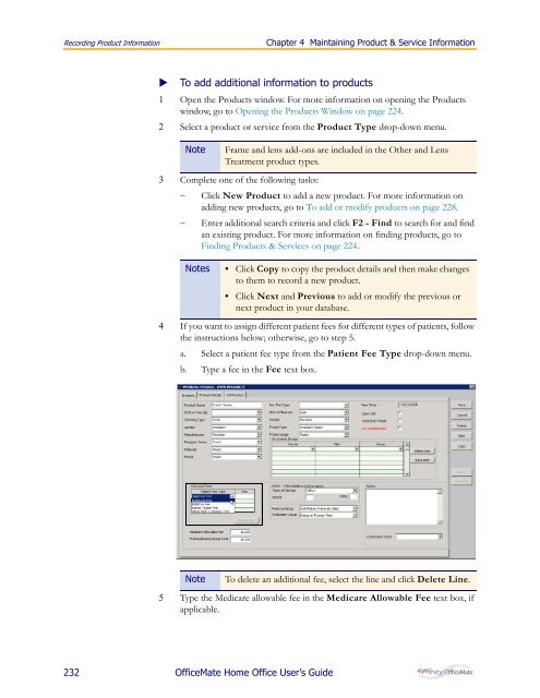 OfficeMate Home Office User's Guide - OfficeMate Software Solutions