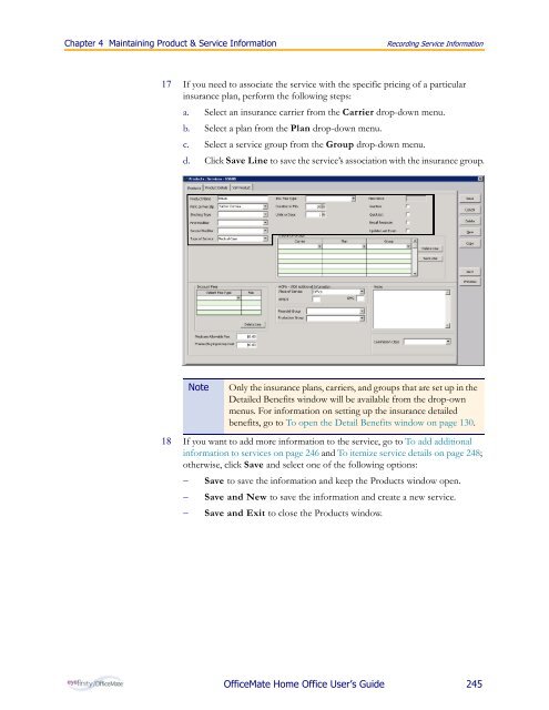 OfficeMate Home Office User's Guide - OfficeMate Software Solutions