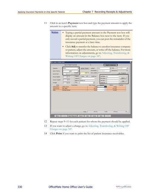 OfficeMate Home Office User's Guide - OfficeMate Software Solutions