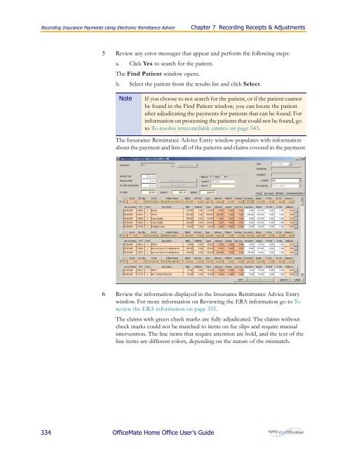 OfficeMate Home Office User's Guide - OfficeMate Software Solutions