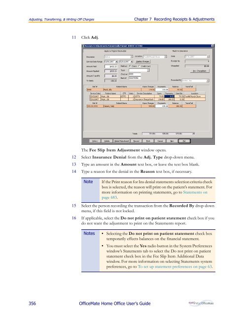 OfficeMate Home Office User's Guide - OfficeMate Software Solutions