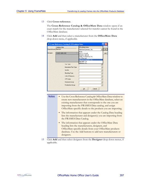 OfficeMate Home Office User's Guide - OfficeMate Software Solutions