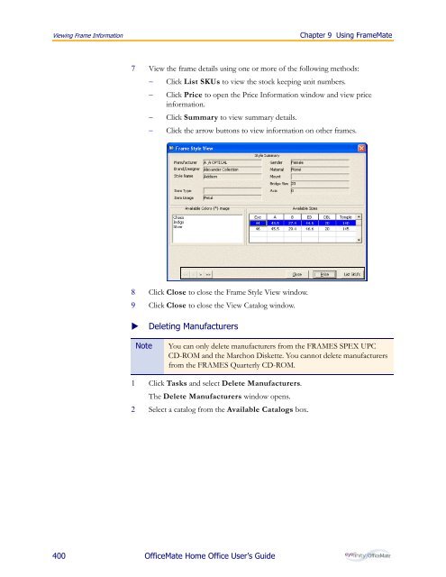 OfficeMate Home Office User's Guide - OfficeMate Software Solutions