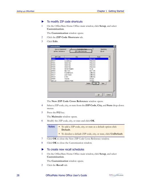 OfficeMate Home Office User's Guide - OfficeMate Software Solutions