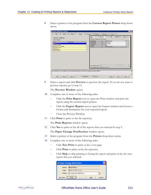 OfficeMate Home Office User's Guide - OfficeMate Software Solutions