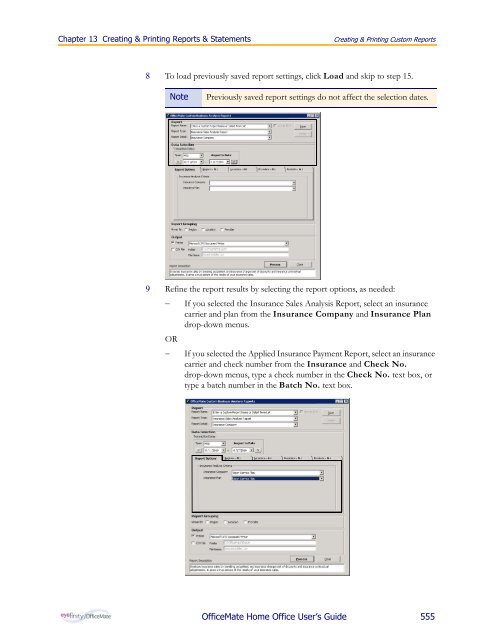 OfficeMate Home Office User's Guide - OfficeMate Software Solutions