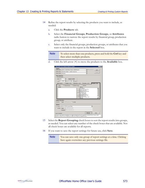 OfficeMate Home Office User's Guide - OfficeMate Software Solutions