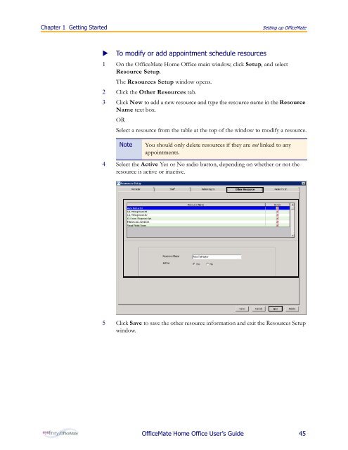 OfficeMate Home Office User's Guide - OfficeMate Software Solutions