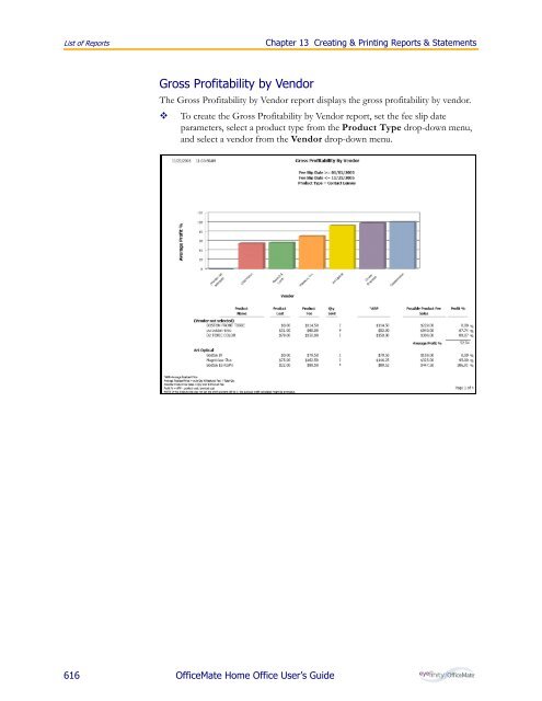 OfficeMate Home Office User's Guide - OfficeMate Software Solutions