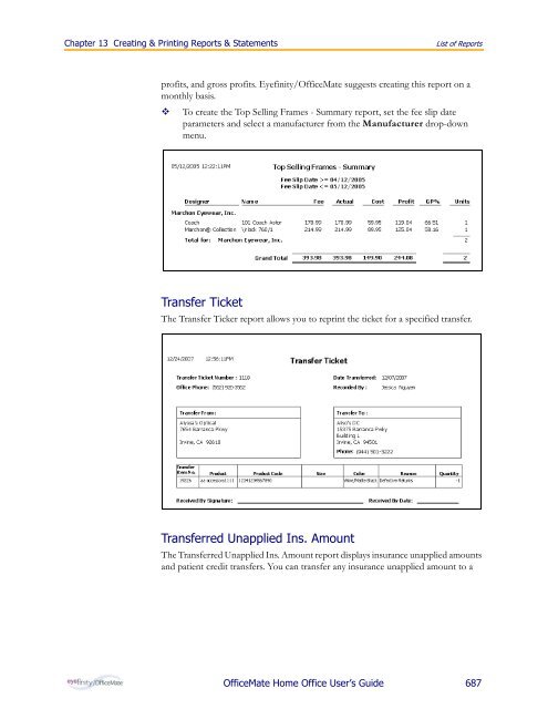 OfficeMate Home Office User's Guide - OfficeMate Software Solutions