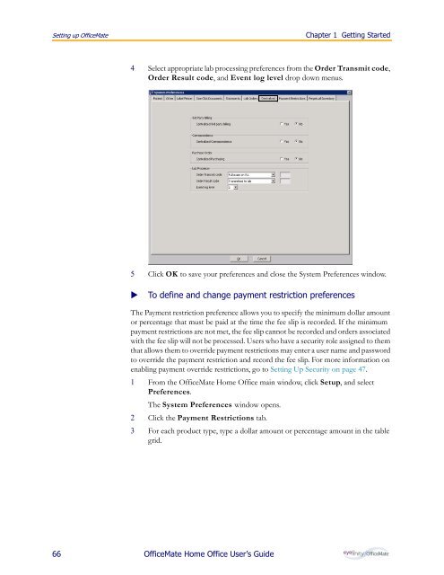 OfficeMate Home Office User's Guide - OfficeMate Software Solutions