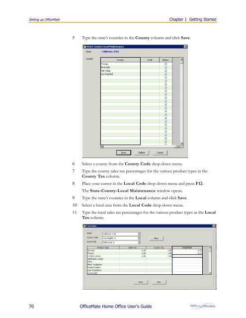 OfficeMate Home Office User's Guide - OfficeMate Software Solutions