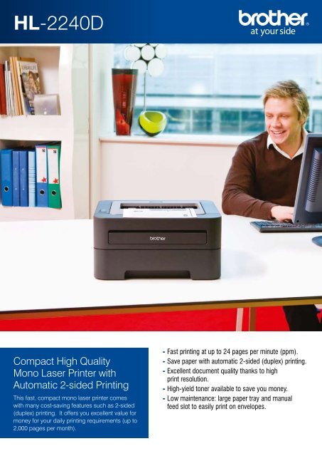 Brother HL2240D Printer Brochure - Office Printers