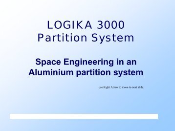 LOGIKA 3000 Partition System