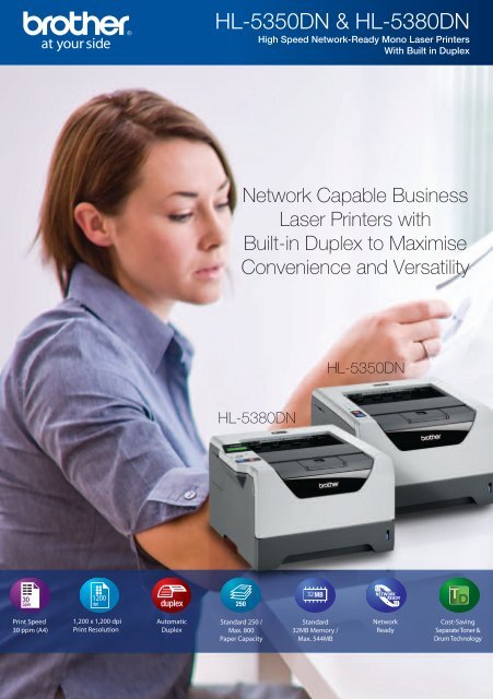 HL-5350DN & HL-5380DN - Office Printers