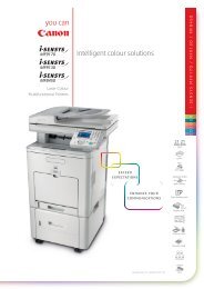 Canon i-Sensys MF9170 Brochure - Office Printers