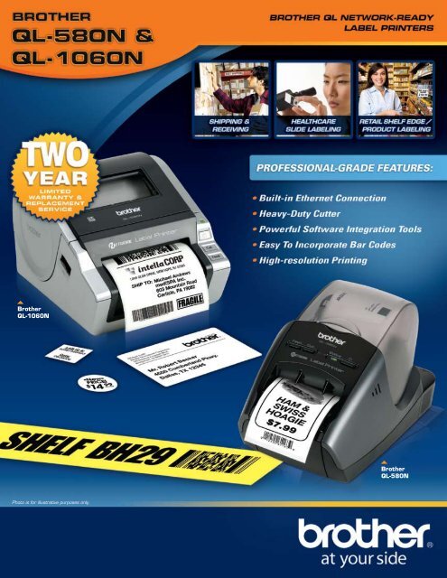Brother QL-580N Label Brochure - Office Printers