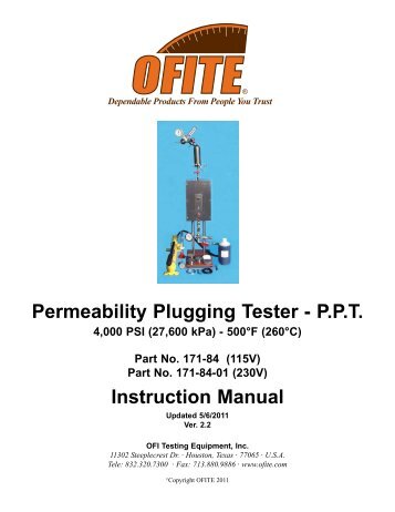 English - OFI Testing Equipment, Inc.