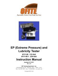 (Extreme Pressure) and Lubricity Tester - OFI Testing Equipment, Inc.