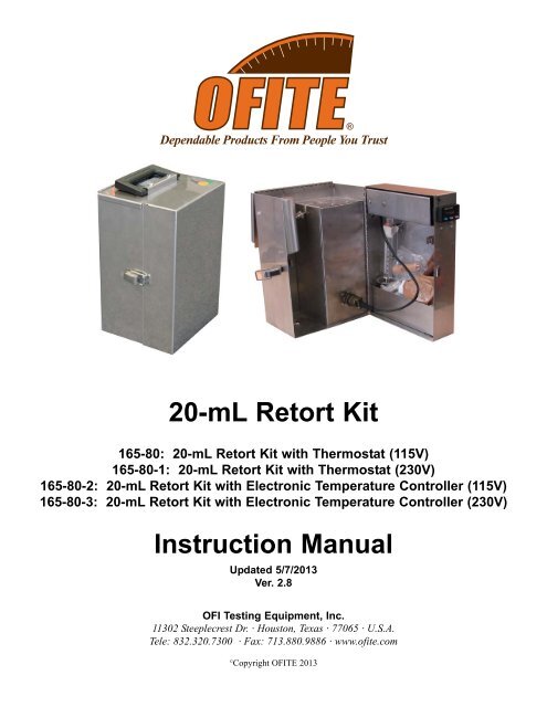 English - OFI Testing Equipment, Inc.