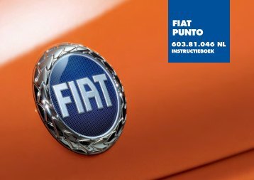 603.81.046 Fiat Punto Instructie - Fiat-Service.nl - Informatie ...