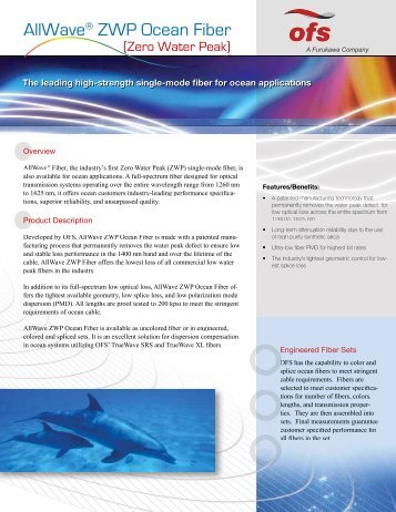 AllWave® ZWP Ocean Fiber (970.46 KB) - OFS