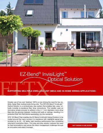 EZ-Bend® InvisiLight™ Optical Solution brochure (412.32 KB) - OFS