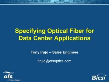 Specifying Optical Fiber for Data Center Applications (1.71 MB) - OFS