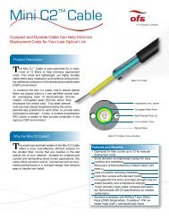 Mini C2™ Cable Brochure (324.61 KB) - OFS