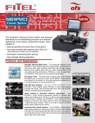 S183PMII Fusion Splicer Data Sheet - OFS