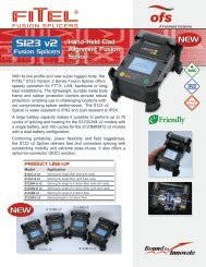 S123 Fusion Splicer Data Sheet - OFS