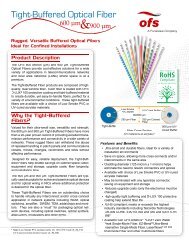 Tight-Buffered Optical Fiber - OFS