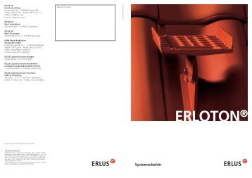 Erloton® Systemzubehör - Erlus AG