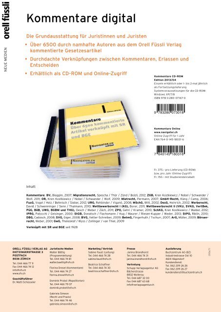 Download Vorschau (PDF) - Orell Füssli