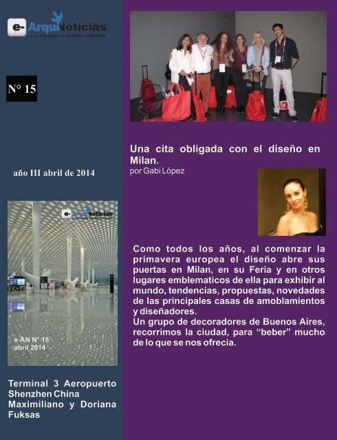 e-ArquiNoticias N° 15