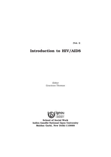 Introduction to HIV/AIDS - eGyanKosh