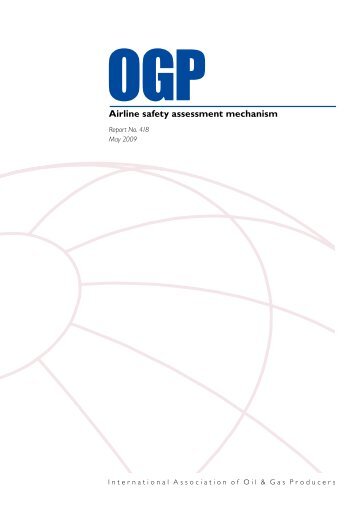 Airline safety assessment mechanism - OGP