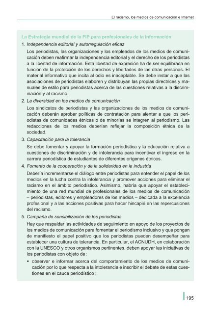 Las dimensiones del racismo - Office of the High Commissioner for ...