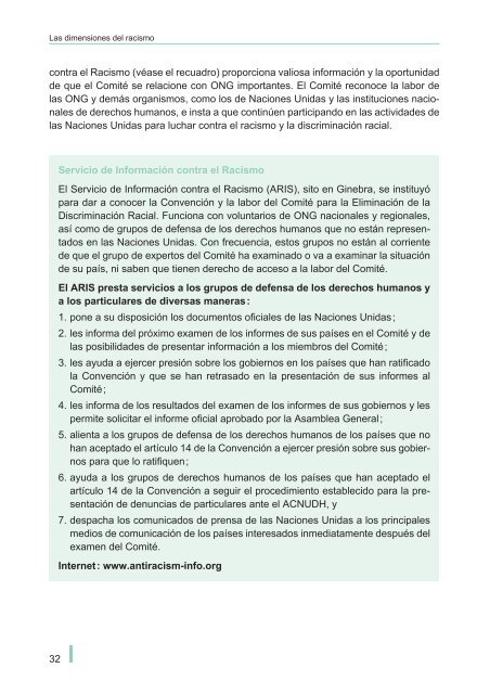 Las dimensiones del racismo - Office of the High Commissioner for ...