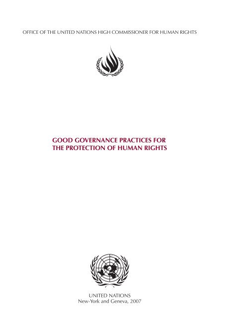 good governance practices for the protection of human rights