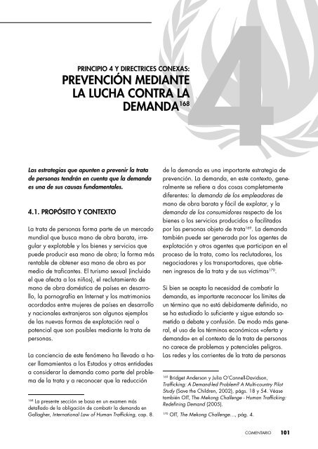 Principios y directrices recomendados sobre Derechos Humanos y