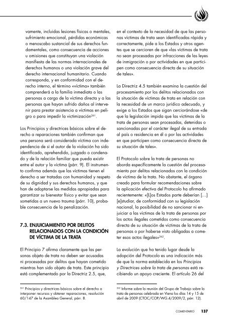 Principios y directrices recomendados sobre Derechos Humanos y