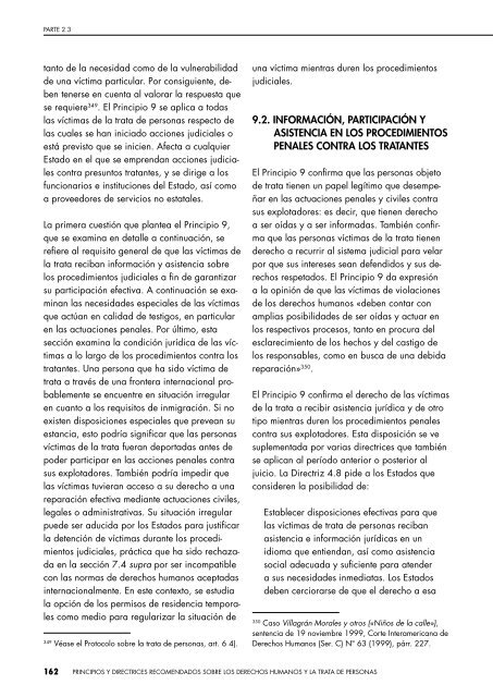 Principios y directrices recomendados sobre Derechos Humanos y