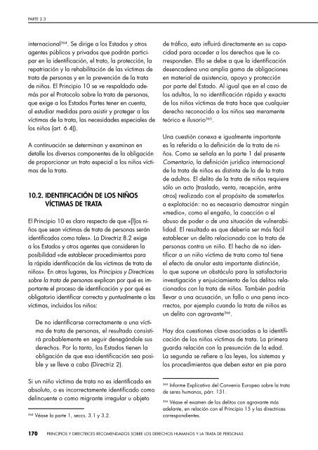 Principios y directrices recomendados sobre Derechos Humanos y