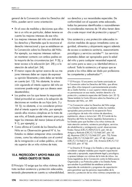 Principios y directrices recomendados sobre Derechos Humanos y