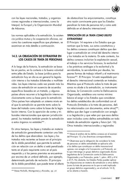 Principios y directrices recomendados sobre Derechos Humanos y